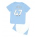 Günstige Manchester City Phil Foden #47 Babykleidung Heim Fussballtrikot Kinder 2023-24 Kurzarm (+ kurze hosen)